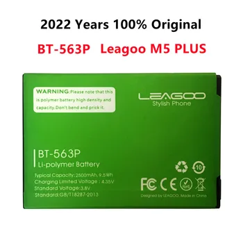 Leagoo M5 PLIUS Baterija Aukštos Kokybės Originalus 2500mAh BT-563P rezervinio Akumuliatoriaus Pakeitimo Leagoo M5 PLIUS BT563P Išmaniųjų Telefonų