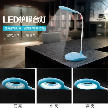 LED stalo lempa akių apsaugos studijų įkraunamas USB miegamojo lovos stalas dirbti studentų bendrabutyje stalo lempos