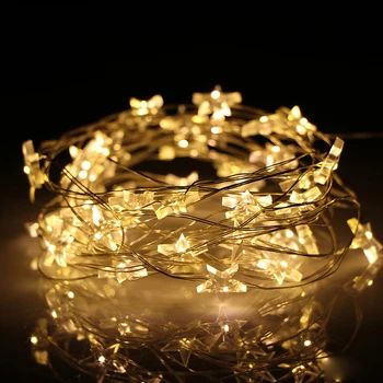 LED Star Vario String Žibintai 10-60 LED Fėja, Kalėdų Šviesos Šalis, Vestuvių Dekoras, Namų Lauko Terasoje Apdailos Šmėžavimas Lempos