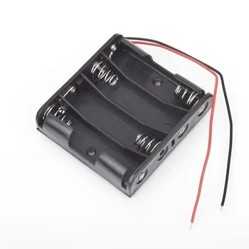 MasterFire 30pcs (siuntos), 4 x AA Dydžio Baterijos Laikymo Dėžutė Padengti Turėtojas Veda Su 4 Slots Standartinės Baterijos Įkrovimas