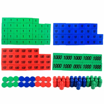 Montessori Žaislai Antspaudas Žaidimas Matematikos Medžiagų Žaislus Vaikams nuo 2 Iki 4 Metai, Mokymosi Veiklą Kalėdų Dovana D65Y