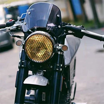 Motociklo priekinis žibintas Lauktuvės prekinis, galinis Stiklo Windsn Suderinama Triumph Bonneville 2001-2017,T100 2003-2017(Dūmai)