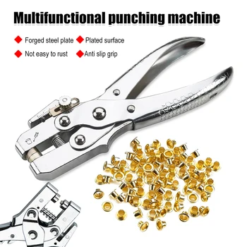 Multi-funkcija Perforavimo Įrankiai Kilpa Skylės Puncher Odos Diržas Hole Punch Tiekėjas Sukasi Siuvimo Mašina Maišelį Įrankis Watchband