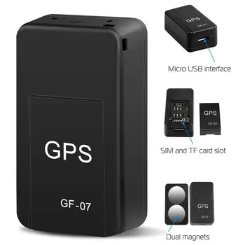 Naujas 2022 GF07 Magnetinio GPS Tracker Real Time Sekimo Prietaisas Magnetinio GPS Locator Transporto priemonės vietos nustatymo Dropshipping