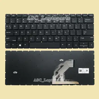Naujas JAV lietuvių QWERTY Klaviatūra HP Probook 440 G6 445 G6 Klaviatūra, Nešiojamas, Juodos spalvos , be Rėmelio
