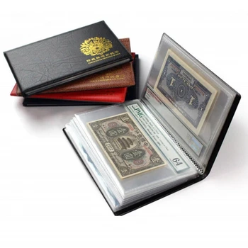 Naujas Rūšiuojami Banknotų Kolekcija Albumas Sertifikuota Banknotų Knyga
