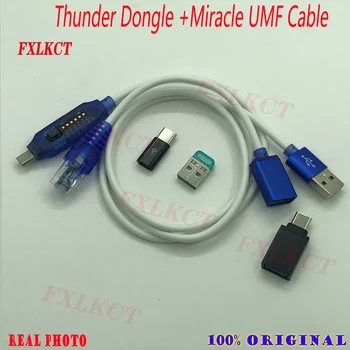 Naujausias ORIGINALUS Stebuklas lange įrašykite Stebuklas perkūnas dongle +Stebuklas UMF kabelis(Ultimate Daugiafunkcinis Kabelis)Visi įkrovos kabelis