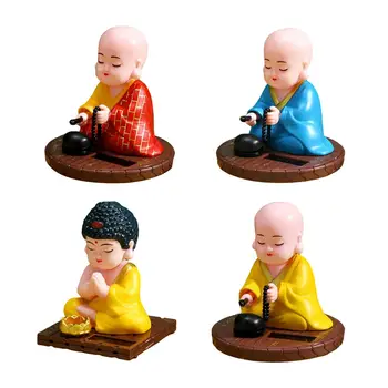 Naujovė Saulės Žaislas Budistų Miniatiūriniai Priedai Mechaninė Lėlė Saulės Šokėja Pav Žaislas Bobblehead Žaislas, skirtas Kolegoms, Šeimai