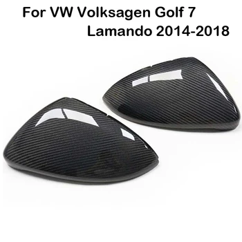 Nekilnojamojo Anglies Pluošto, Automobilių Veidrodėliai VW Volkswagen Golf 7 MK7 Golf Sportsvan Touran galinio vaizdo Šoniniai Veidrodėliai Dangtelis eksterjero dalys