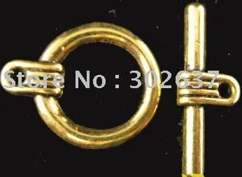 NEMOKAMAS PRISTATYMAS 90sets Antiqued aukso ratas perjungti sąsagos A1191G