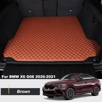 Odos Automobilio bagažo skyriaus Kilimėlis BMW X6 G06 2020 2021 Linijinių Krovinių bagažo skyriaus Grindų Padas Kilimų Automobilių Reikmenys