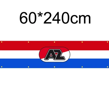 Olandijoje AZ Alkmaar Vėliavos 60x240cm Apdailos Reklama Namuose ir Sode
