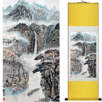 peizažas Namų Biuro Apdailos Kinijos pažymėkite tapybos Kalnai ir upės tapybos 19071511