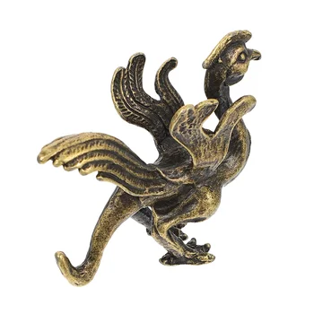 Phoenixbrass Statula Statulėlės Gyvūnų Skulptūros Kinijos Ornamentu Figūrėlės Darbalaukio Statulos Paukščių Skaičius Turtus Apdaila