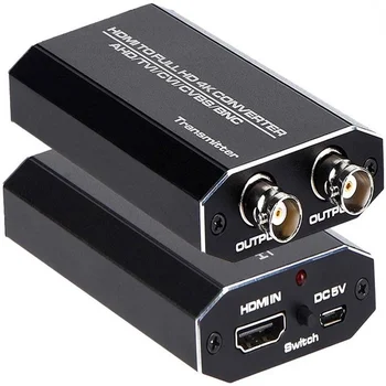 Profesinės BNC Jungtis HDMI suderinamus Į Analoginį HAINAUT TVI SDI HD Bendraašius Kameros Signalo Keitiklis 1080P už DVR VAIZDO stebėjimo Sistema