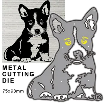 Puikus Šuo formos Metalo Pjovimo Miršta, Scrapbooking ir Kortelės Priėmimo Amatų 2020 Naujas mirti gabalai
