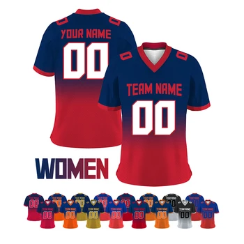 Regbio Moterų Jersey Gaa Amerikos Futbolo Palaidinė Užsakymą Miestas Super Komandos Žaidimas Tshits Akių Sublimacijos Futbolo Sportwear Mokymo