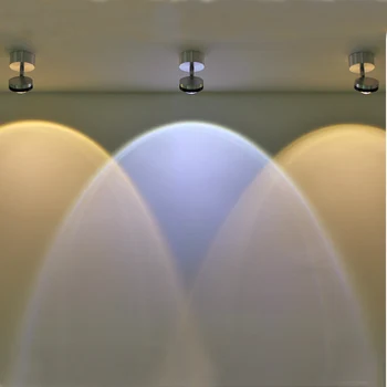 Reguliuojamas LED Sieniniai Šviestuvai 3w Sienos Sconce Šviesos Kambarį Koridoriaus Meno Galerija Drabužių Vietoje Apdaila apšvietimo šviestuvas