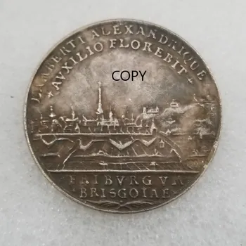Rusija 1739 sidabruotas Žalvaris Progines Kolekcines Monetos Dovana Pasisekė Iššūkis Monetos MONETOS KOPIJA