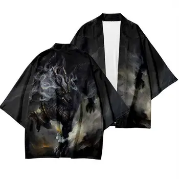 Saulė Įrodymas, Drabužių Stiliaus Daopao Pora Senovės Kinų, Japonų Kimono Vasarą Elementas Plonas Kailis Japonų Kimono Megztinis Haori
