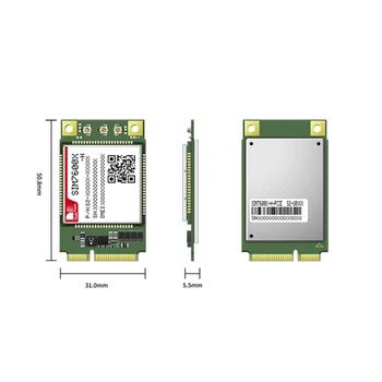SIMCOM SIM7600NA-H LTE Cat4 MINI PCIE Modulis Šiaurės Amerikos LTE FDD B2/B4/B5/B12/B13/B14/B25/ B26/B66/B71 LTE TDD B41