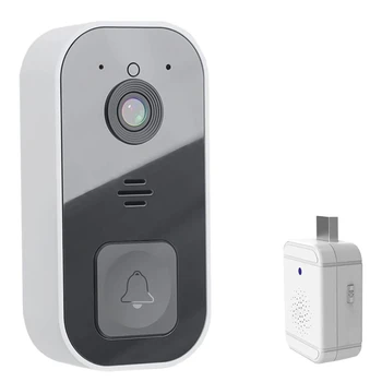 Smart Belaidžio Nuotolinio valdymo Vaizdo Doorbell,Vaizdo Doorbell Namų Domofonas HD Naktinio Matymo 