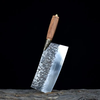 Sslaughtering peilis kaulų-skinti peilis kalimo virtuvinis peilis longquan peilis namų ūkių vaisių peilis grynas vertus kalimo