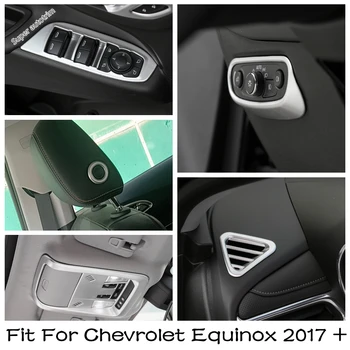 Sėdynės Pagalvėlės Pagalvę Koreguoti / prietaisų Skydelio, AC Ventiliacijos / Skaitymo Šviesos Padengti Apdaila Matinis Reikmenys Chevrolet Equinox 2017 - 2022
