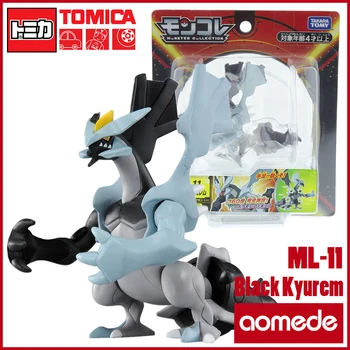 Takara Tomy Tomica Moncolle Ex Pokemon Duomenys ML-11 Black Kyurem Derva, Derva Anime Pav Žaislai Vaikams Kolekcionuojamų