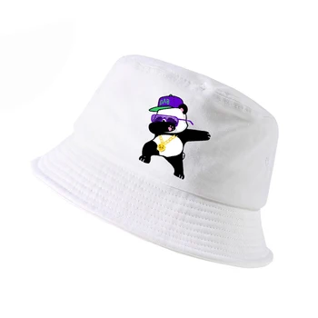Tepdami Pug kibiro kepurę Naujausias Vyrų Juokinga žvejys skrybėlę Tepdami Panda bžūp vyrų Ms lauko žvejybos hat