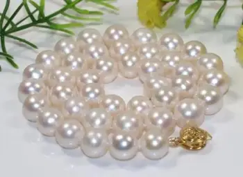 Terisa Pearljewelry Didelis Dydis AA 11-12MM Baltos Spalvos, Apvalių Gėlavandenių Perlų Vėrinį iš Dirbtiniu būdu išaugintų Perlų Papuošalai
