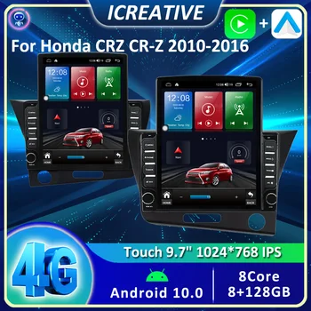 Tesla Auto Stereo Honda CRZ CR-Z LHD RHD 2010-2016 Automobilio Radijo 4G 