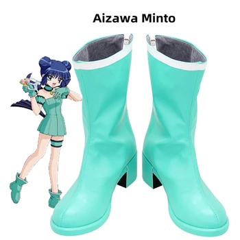 Tokyo Mew Mew Aizawa Minto Shoyo cosplay Cosplay Kostiumai, batai Batai Batai pagal Užsakymą Pagaminti Jums