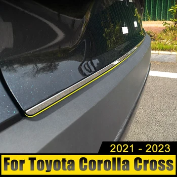Toyota Corolla Kryžiaus XG10 2021 2022 2023 Hibridas, Nerūdijančio Plieno, Automobilių Galinis Kamieno Uodega Vartų, Durų Juostelės Padengti Apdailos Juostelės Lipduką