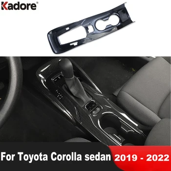 Toyota Corolla sedanas 2019 2020 2021 2022 Anglies Automobilių Pavarų Perjungimo Langelį Padengti Vandens Puodelio Laikiklis Skydelio Apdaila Lipdukas Priedai