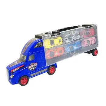 Transporto Sunkvežimių Mini Lieto Automobilių Vežėjo Automobilį, Žaislų Rinkinys Vaikas, Vaikai