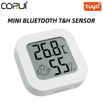 Tuya MIini Smart Bluetooth Termometras Belaidžio Nuotolinio Valdymo Mobilųjį Telefoną Dirbti Su TUYA APP 
