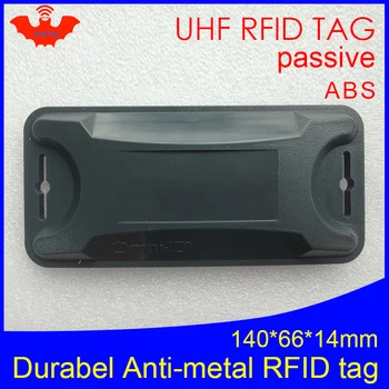 UHF RFID anti-metalo žymeklį 915mhz 868m Svetimų Higgs3 140*66*kaip 14mm EPC Gen2 6C tvirtos ABS ilgo nuotolio smart card pasyvus RFID