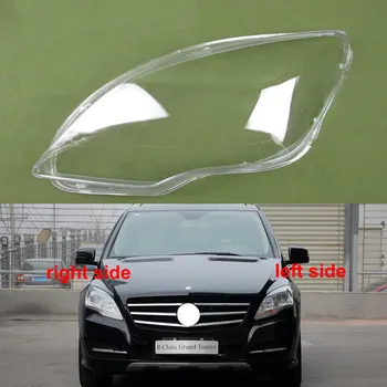 Už 2009-2017 Benz W251 R300 R320 R350 R400 R500 Priekinis Žibintas Padengti Atspalvį Žibinto Korpuso Umbra Organinio Stiklo Vietoj Originalo Objektyvo
