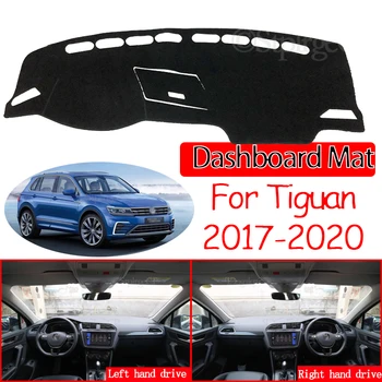 Volkswagen VW Tiguan MK2 2017 2018 2019 2020 neslystantis prietaisų Skydelio Kilimėlis Padengti Trinkelėmis skėtį nuo saulės Dashmat Kilimų Brūkšnys Automobilių Reikmenys