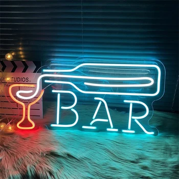 Wanxing Neoninis Ženklas LED šviesos Šalies Klubas, restoranas, parduotuvė, baras, miegamasis Kabinti Apšvietimo USB Powered Atmosfera Sienų Dekoras Dovana