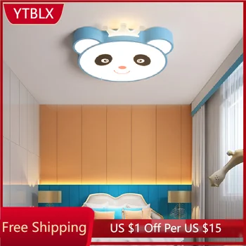 Šiaurės panda namų dekoravimo salonas, miegamasis dekoro smart led lemputė dega kambarys pritemdomi lubų šviesos lamparas patalpų apšvietimas